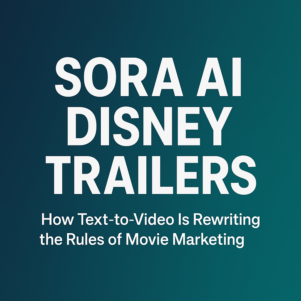 Sora AI Disney Trailers
